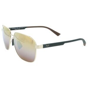 Maui Jim MJ0651SA003 Golden Horizon Gradient Square Sunglasses